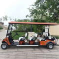 8 Seater Rear Seat Golf Car for Scenic Spots